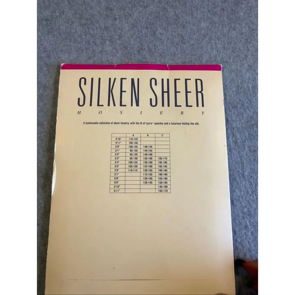 Nordstrom Silken Sheer hosiery B